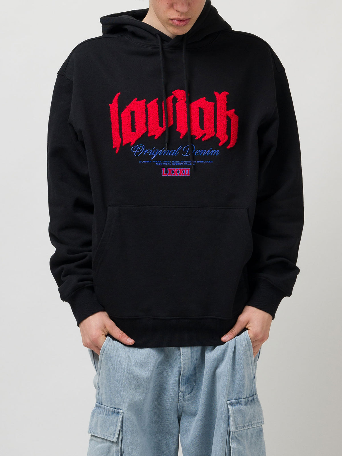 ORIGINAL DENIM HOODIE | BLACK