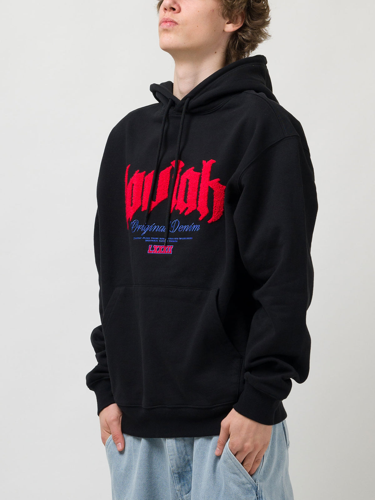 ORIGINAL DENIM HOODIE | BLACK