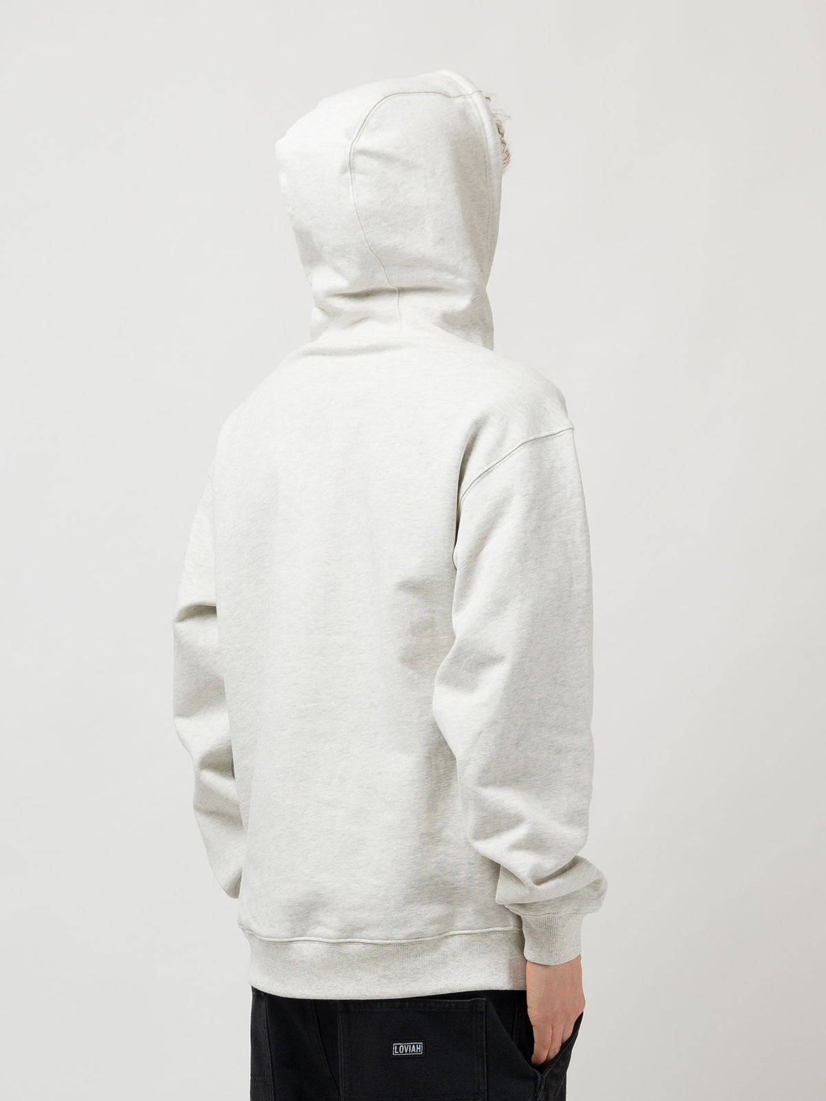 ORIGINAL DENIM HOODIE | HEATHER GREY
