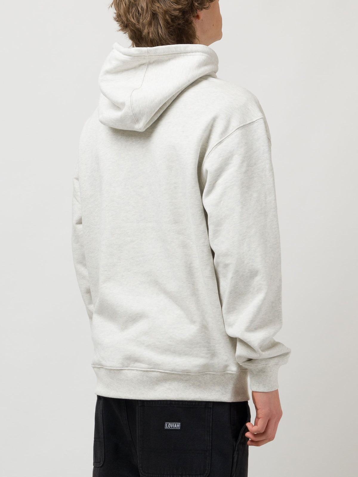 ORIGINAL DENIM HOODIE | HEATHER GREY