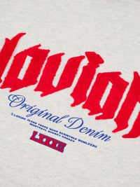 ORIGINAL DENIM HOODIE | HEATHER GREY