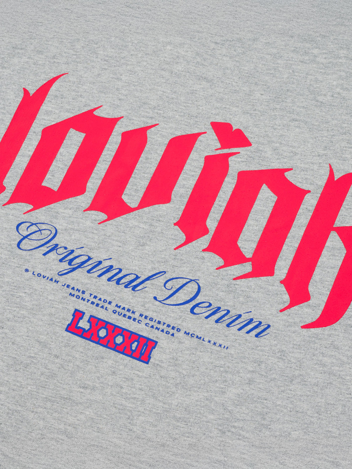 ORIGINAL DENIM T-SHIRT | HEATHER GREY
