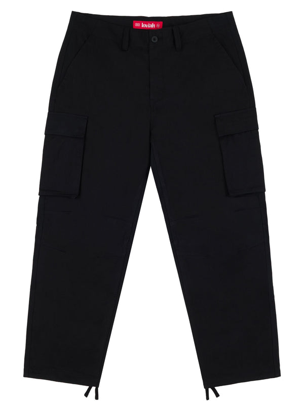 PARATROOPER V2 COTTON CARGO PANTS | BLACK