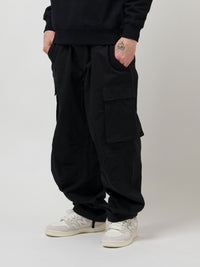 PARATROOPER V2 COTTON CARGO PANTS | BLACK