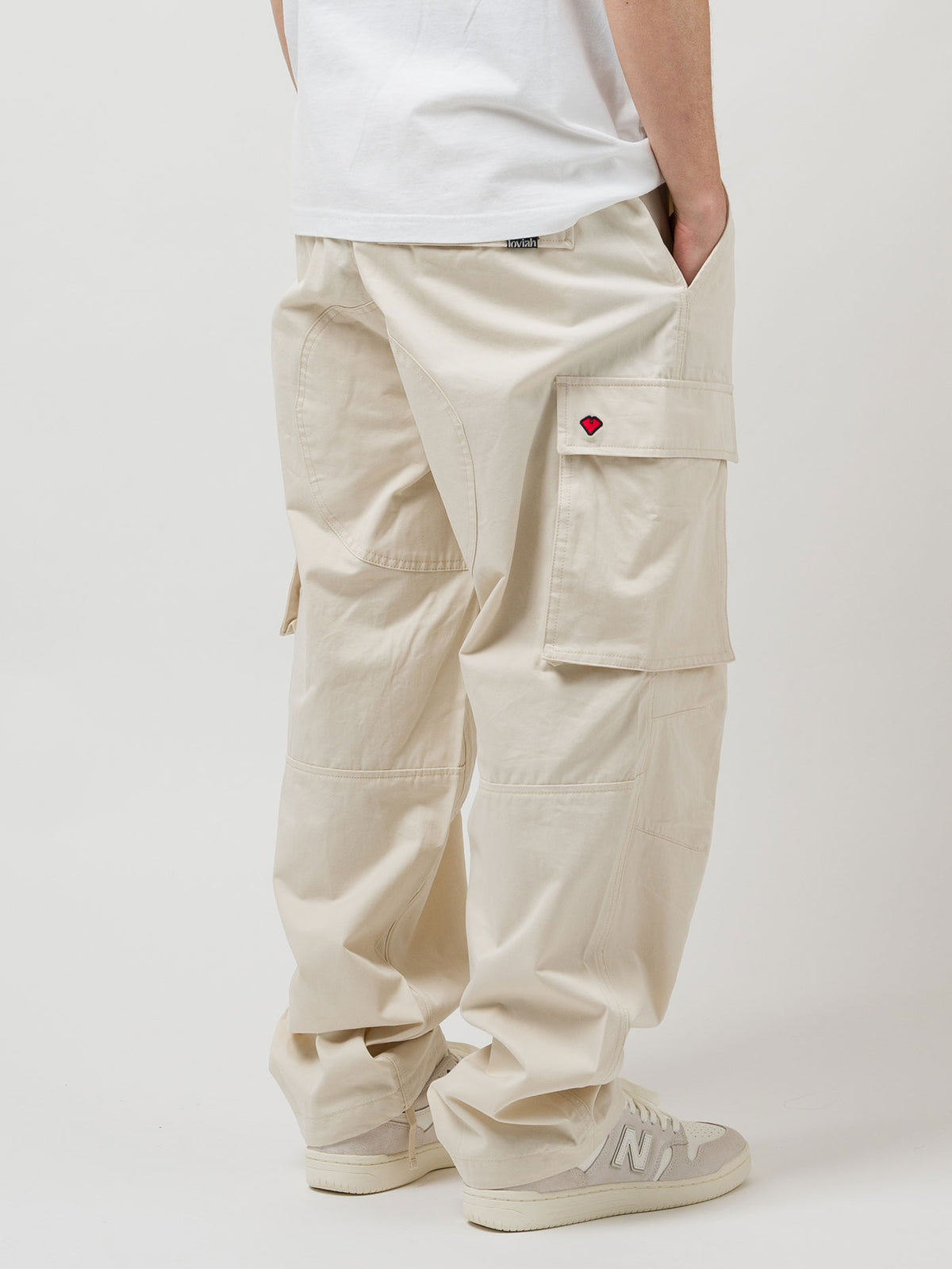 PARATROOPER V2 COTTON CARGO PANTS | LIGHT BONE