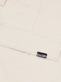 PARATROOPER V2 COTTON CARGO PANTS | LIGHT BONE