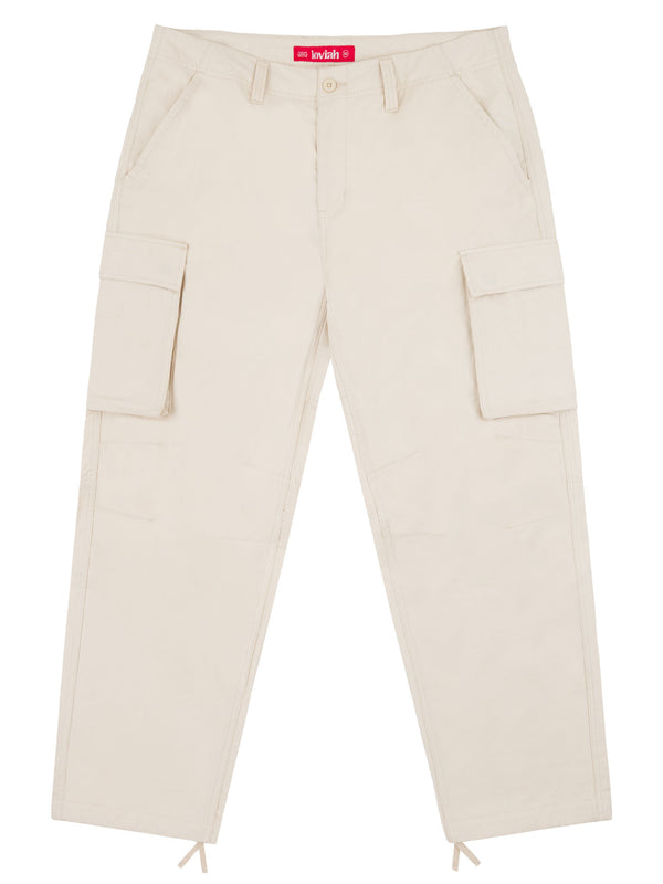 PARATROOPER V2 COTTON CARGO PANTS | LIGHT BONE