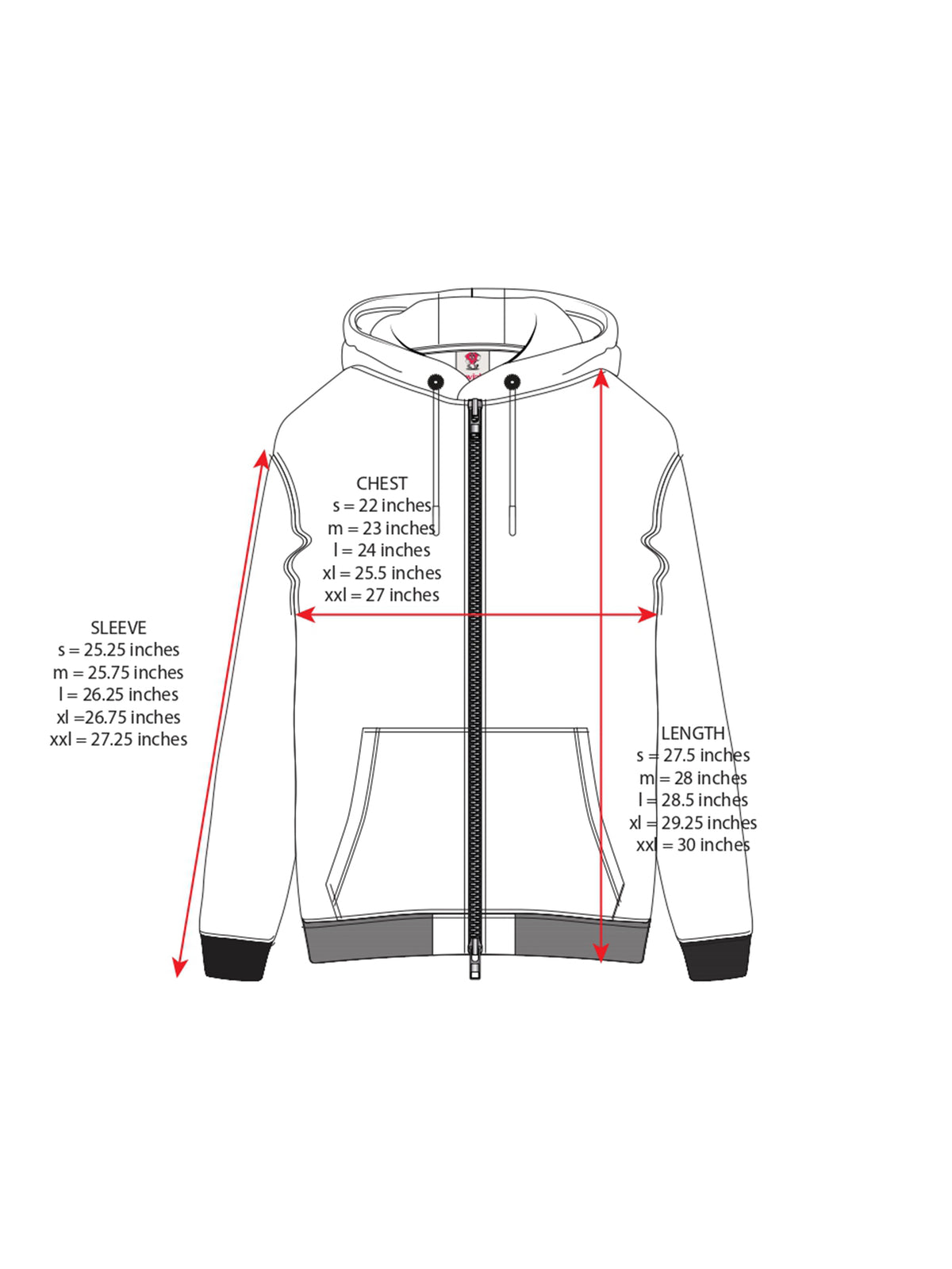 TEAM ZIP HOODIE | HEATHER GREY