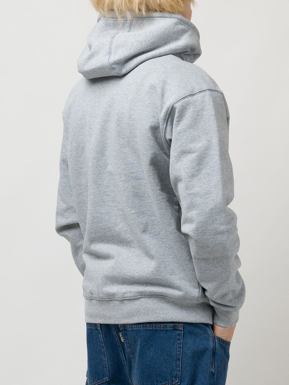 TEAM ZIP HOODIE | HEATHER GREY