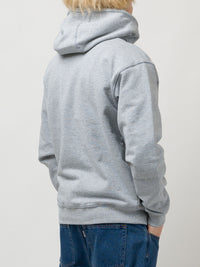 TEAM ZIP HOODIE | HEATHER GREY