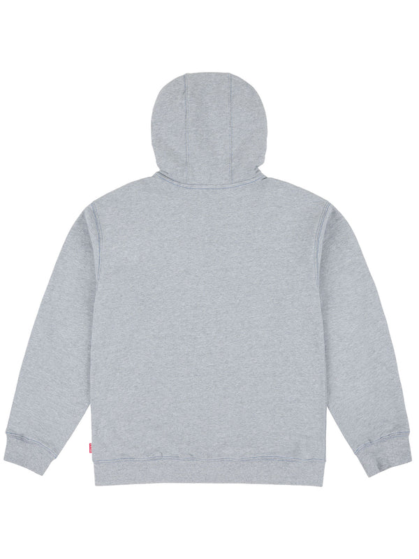 TEAM ZIP HOODIE | HEATHER GREY