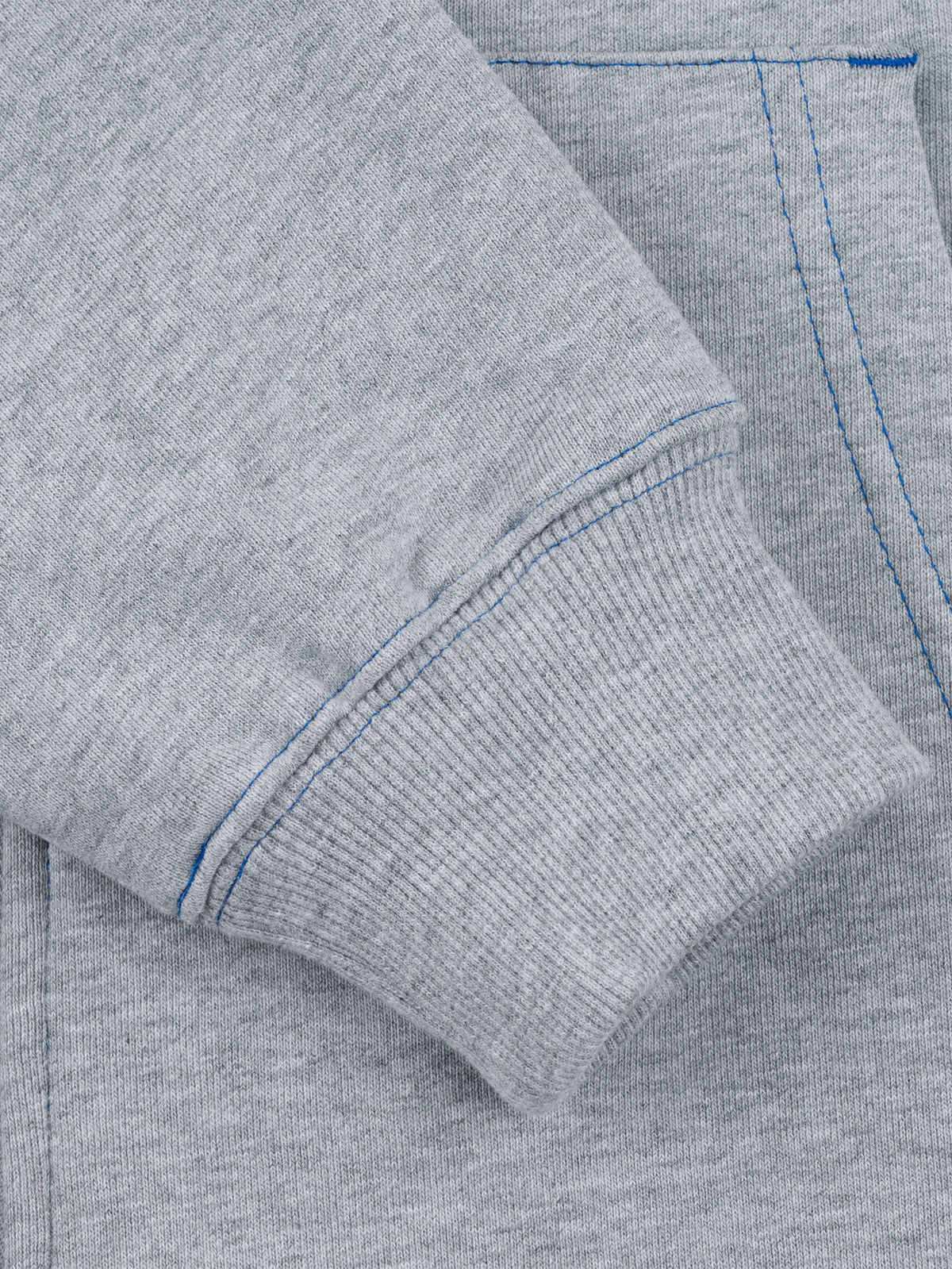 TEAM ZIP HOODIE | HEATHER GREY