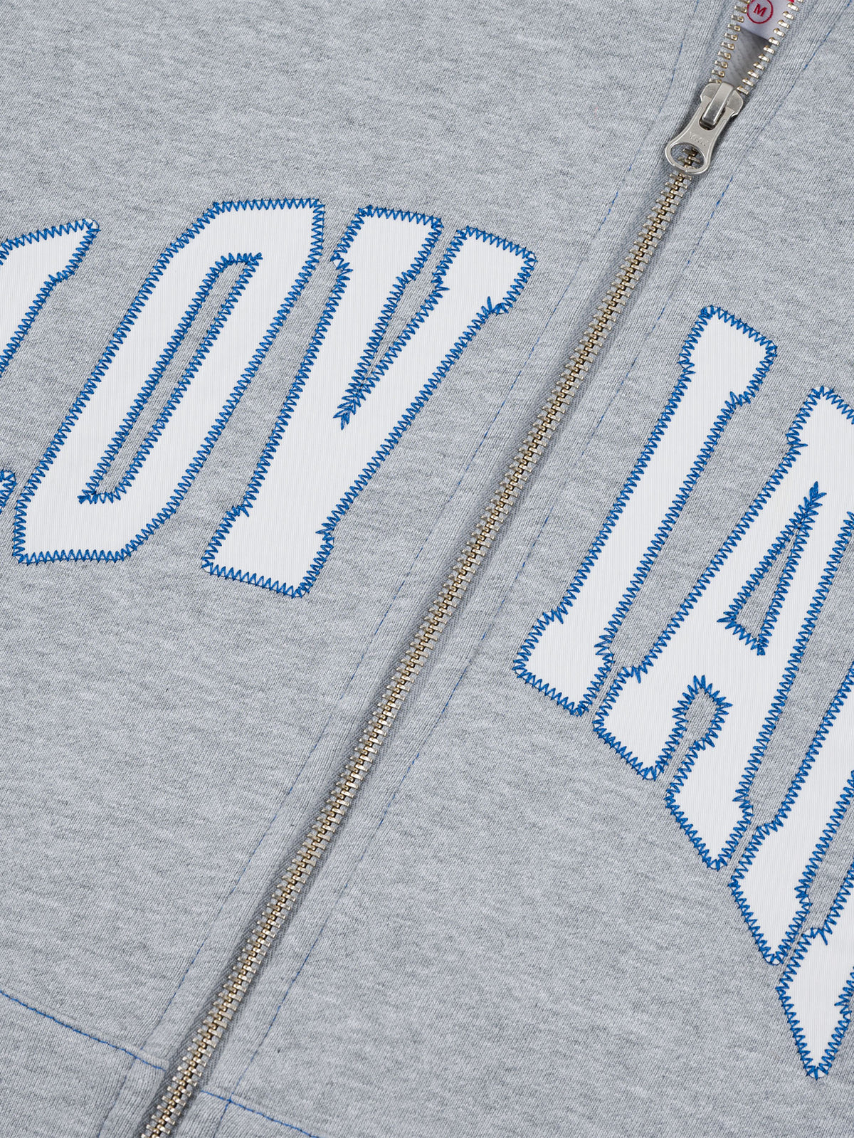 TEAM ZIP HOODIE | HEATHER GREY