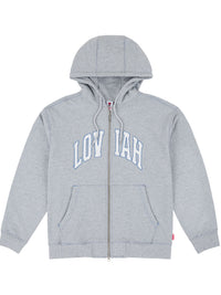 TEAM ZIP HOODIE | HEATHER GREY