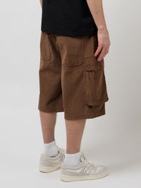 TROOPER CORDUROY SHORTS | BROWN
