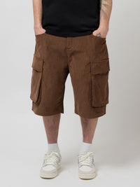 TROOPER CORDUROY SHORTS | BROWN
