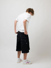 TROOPER CORDUROY SHORTS | JET BLACK