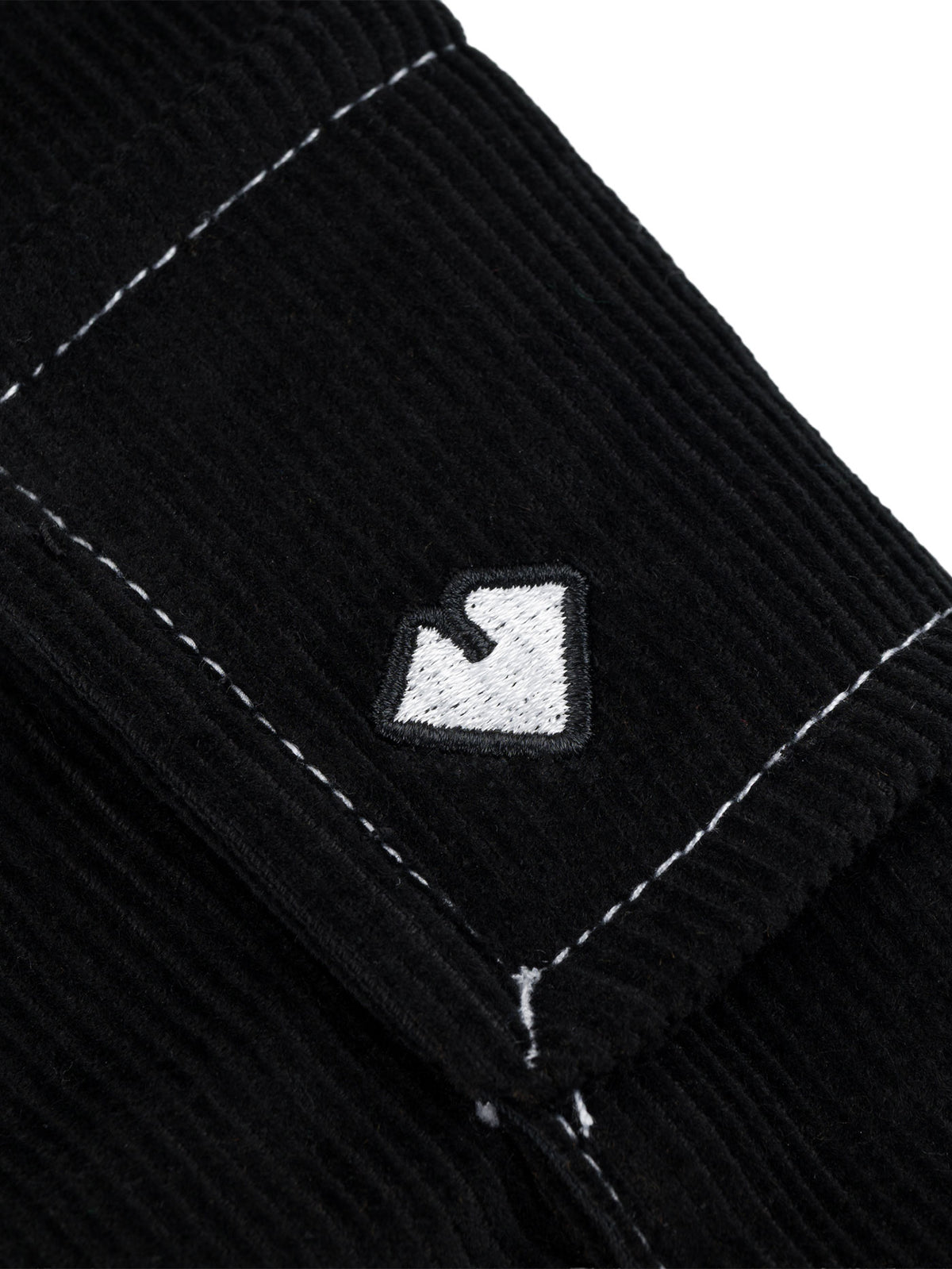 TROOPER CORDUROY SHORTS | JET BLACK