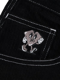 TROOPER CORDUROY SHORTS | JET BLACK