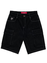 TROOPER CORDUROY SHORTS | JET BLACK