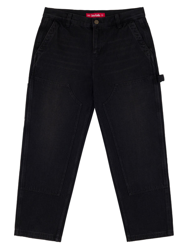 WORK DENIM SAND BLASTED | DIRTY WASH BLACK FADE