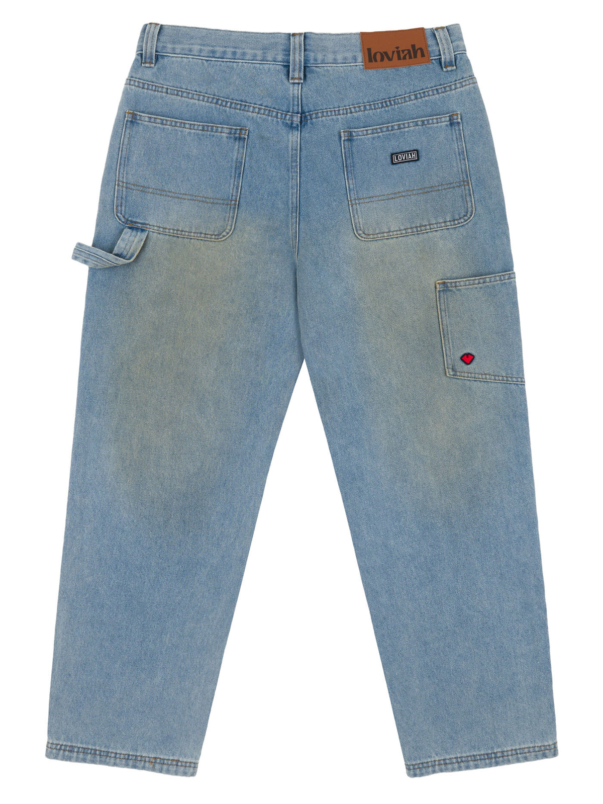 WORK DENIM SAND BLASTED | DIRTY BLEACH FADE