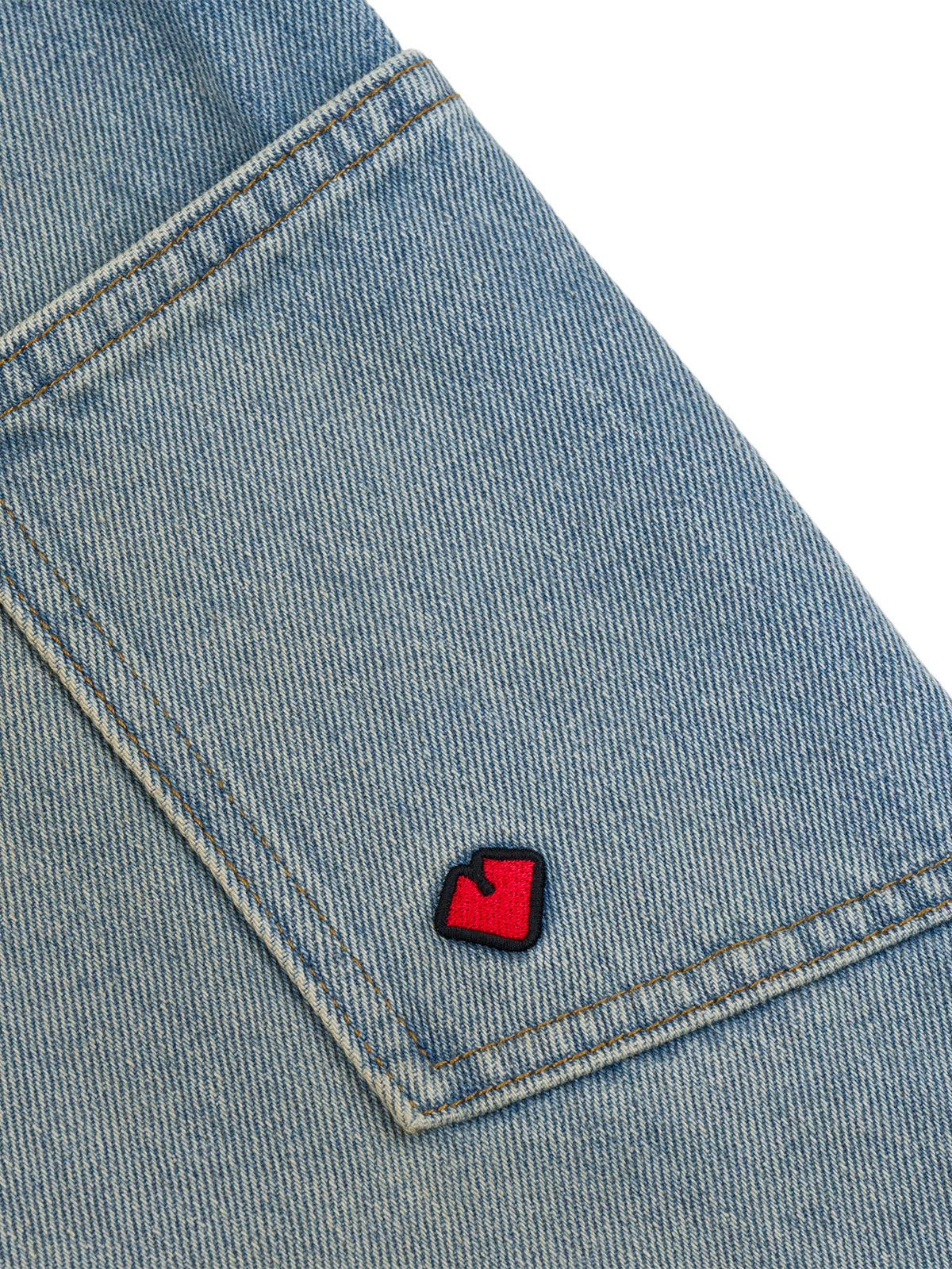 WORK DENIM SAND BLASTED | DIRTY BLEACH FADE