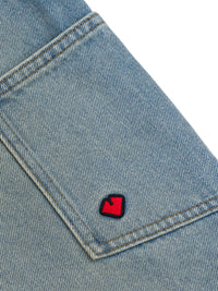 WORK DENIM SAND BLASTED | DIRTY BLEACH FADE